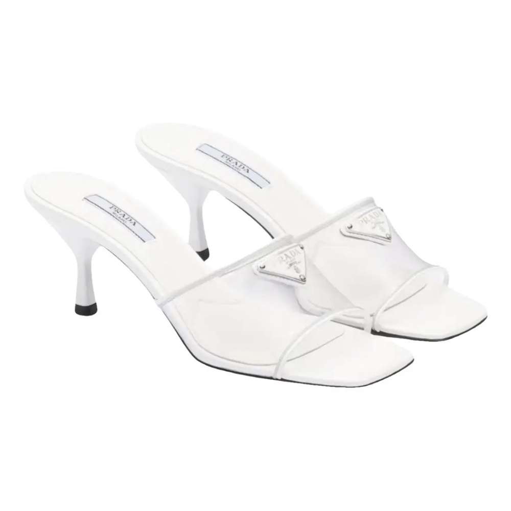 Prada Plexiglas 65mm Mule Sandals - Picture 5 of 6